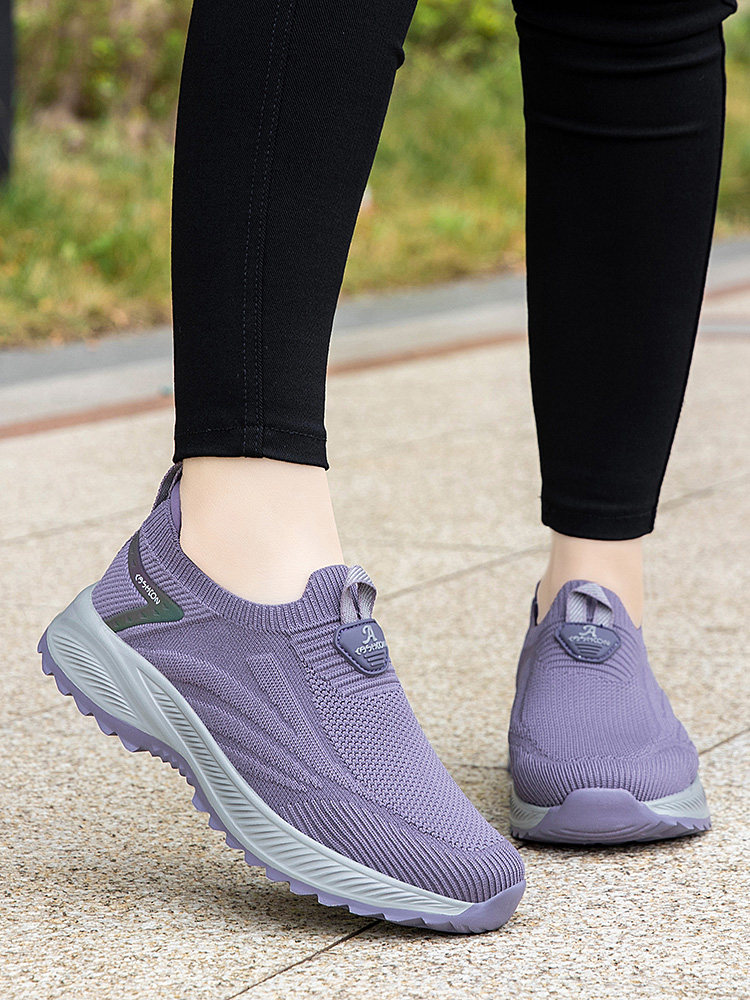 Zhang Kaili Elderly Women's Shoes, Non-Slip Soft-Soled Mom Shoes, Summer Breathable Mesh Sneakers, Middle-Aged and Elderly Walking Shoes