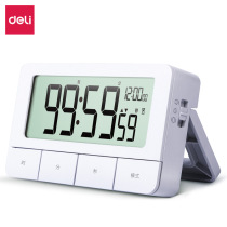 Deli timing electronic clock student work and rest alarm clock can mute cycle timer countdown stopwatch management for questions