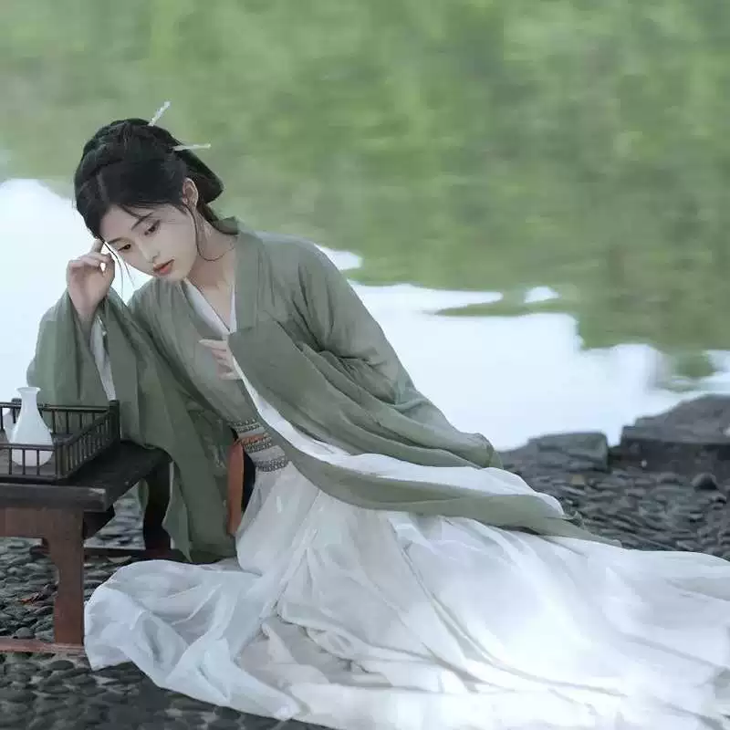 [Холодный стиль Джин стиль Hanfu женское платье фея стиль элегантный]