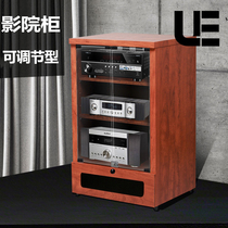 Youli power amplifier cabinet wooden power amplifier rack KTV audio-visual rack audio theater chassis equipment equipment cabinet