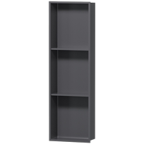 Horizontal alcove bathroom embedded 304 stainless steel shelf bathroom shower room thickened wall cage cabinet customization