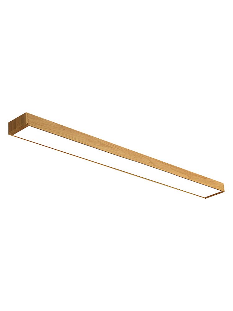 Wood Grain Led Strip Light Office Light Supermarket Gym Corridor Ceiling Light Strip Light Aluminum Square Light Ceiling Light