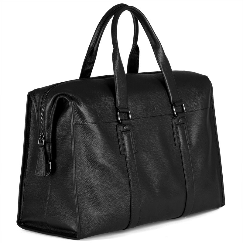 Genuine Leather Short-Distance Travel Bag for Men, Large-Capacity Business Trip Business Men's Handbag, Boarding Luggage Bag, Men's Luggage Bag