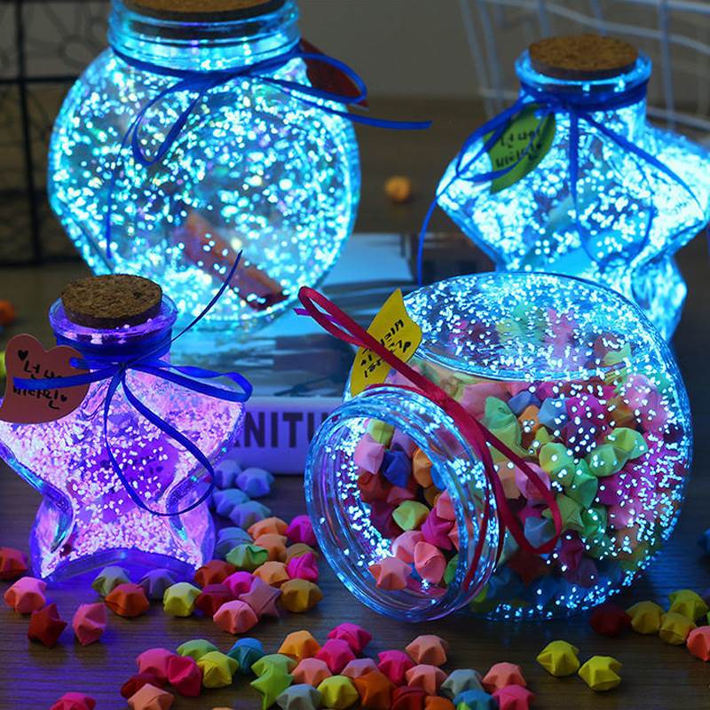 Bubble large beads May bottle of empty bottle wood stopper glass bottled star folded paper flow sand shell drift bottle diy crystal clay-Taobao