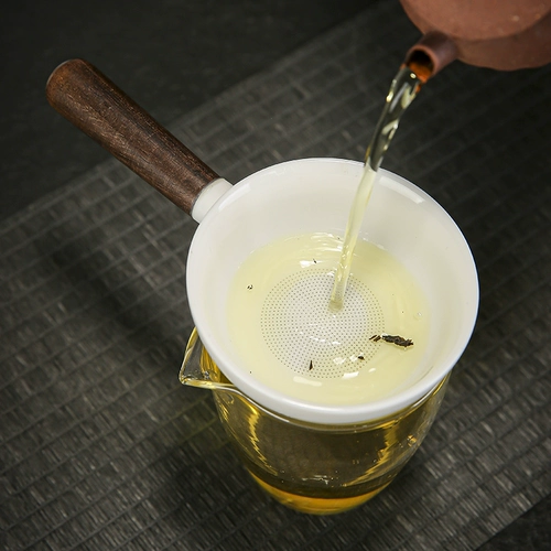 Все керамическая фильтрация с деревянной ручкой, антикальдирующим чаем, протекающий чай фильтр чай