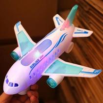 2024 New Children Electric Universal Aircraft Light Music A380 Aero Model Electric Toy Night Market