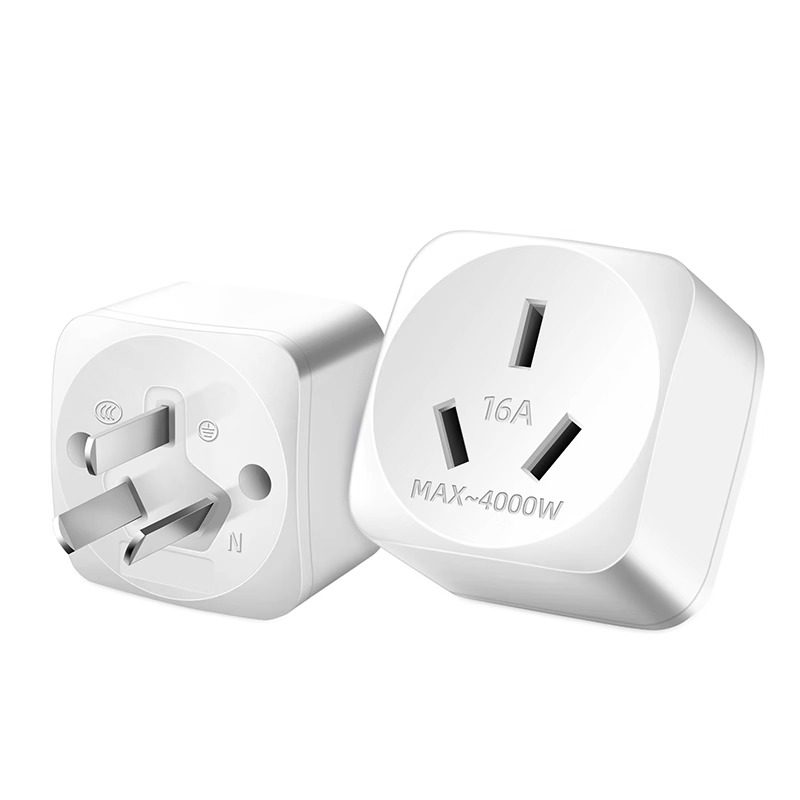 High-Power Converter 10A to 16A Air Conditioner Dedicated Power Socket Conversion Plug 16A Large Three-Hole Water Heater