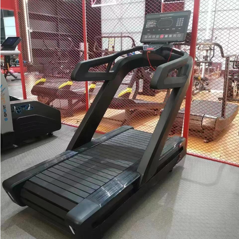 Unpowered Treadmill Gym Professional Commercial Fitness Equipment Curved Mechanical Magnetic-Assisted Electric Treadmill