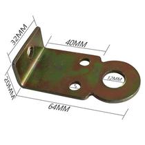 90 degree door nose L-shaped right-angle door buckle box buckle galvanized anti-theft buckle padlock buckle lock nose box cabinet door lock piece