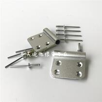 Aluminum hinge hinge flat aluminum alloy door hinge bathroom door bathroom door detachable 4 inch disassembly old-fashioned load 0