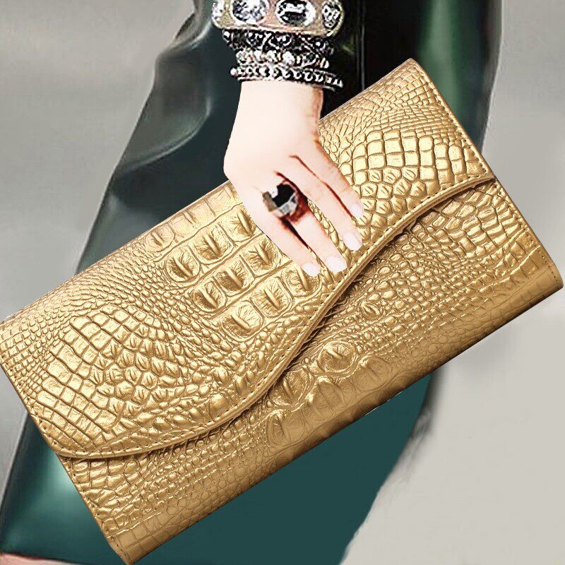Women's Handbag 2024 New Fashion Multifunctional Clutch Bag Versatile Large Capacity Elegant Chain Small Bag Party Trendy Bag