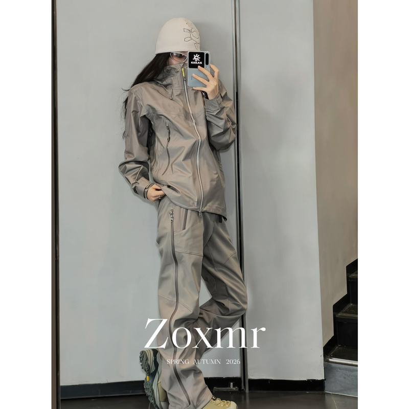Early Spring 2026 Super Trendy Outfit: a Complete Set of Outdoor Casual Sports Hooded Jacket and Wide-Leg Pants Set for Women Early Spring 2026 Super Trendy Outfit: a Complete Set of Outdoor Casual Sports Hooded Jacket and Wide-Leg Pants Set for Women