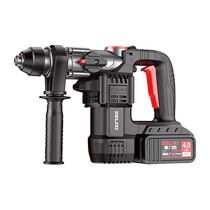 Delixi brushless rechargeable electric hammer lithium battery impact drilling concrete electric pick industrial grade high power multi-function