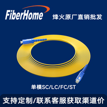 FiberHome Communication fiber optic jumper single mode single core double core SC to LC FC ST fiber optic cable armored pigtail