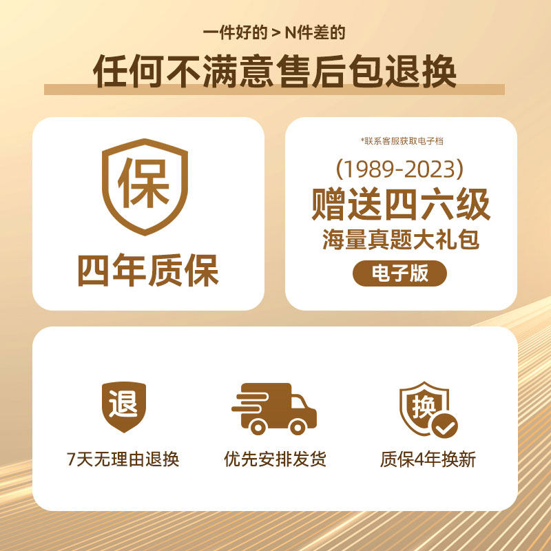 Headphones for Cet-4 and Cet-6 Listening Exams, University English Exams, and Postgraduate Entrance Exams, Fm Radio, 46-Level Over-Ear Wireless Bluetooth