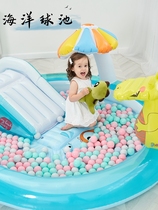 Indoor wave pool swimming pool shark pool environmentally friendly childrens inflatable ocean ball pool indoor park inflatable castle