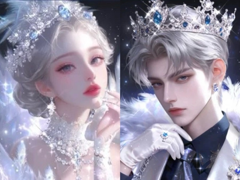 Soul Avatar White Swan Yihuang Xueqiao Guanruoxingli Super Limited Edition Male and Female Couple Avatar Star Realm Treasure Dynamic Animation