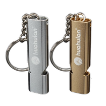 Aluminum alloy whistle outdoor survival whistle field high frequency whistle earthquake life-saving whistle high decibel double hole blast whistle