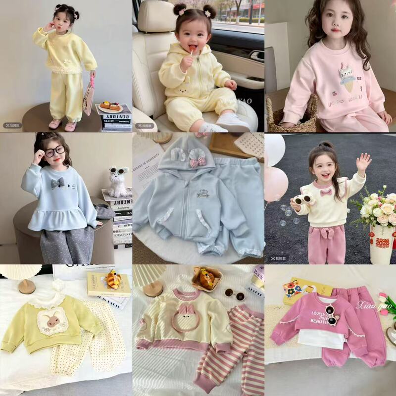 26 New Autumn Styles (Without Fleece) for Girls, Stylish and Casual Outfit Set, One Set Is Enough for Autumn Sj-N-A01