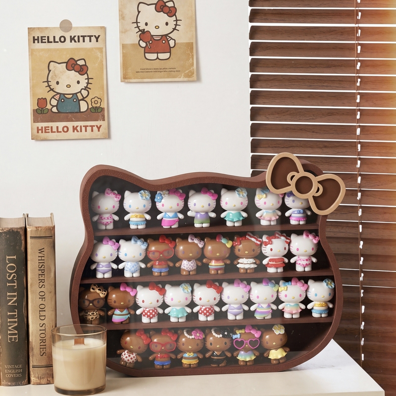 Swimsuit Party Cute Series Storage Box Display Cabinet Magnetic Acrylic Dust Cover Display and Storage Integrated Gift Swimsuit Party Cute Series Storage Box Display Cabinet Magnetic Acrylic Dust Cover Display and Storage Integrated Gift