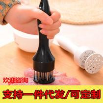 304 stainless steel steak patting tool meat loosening needle hammer hammer household punching tool muscle breaking meat insertion and meat insertion tool