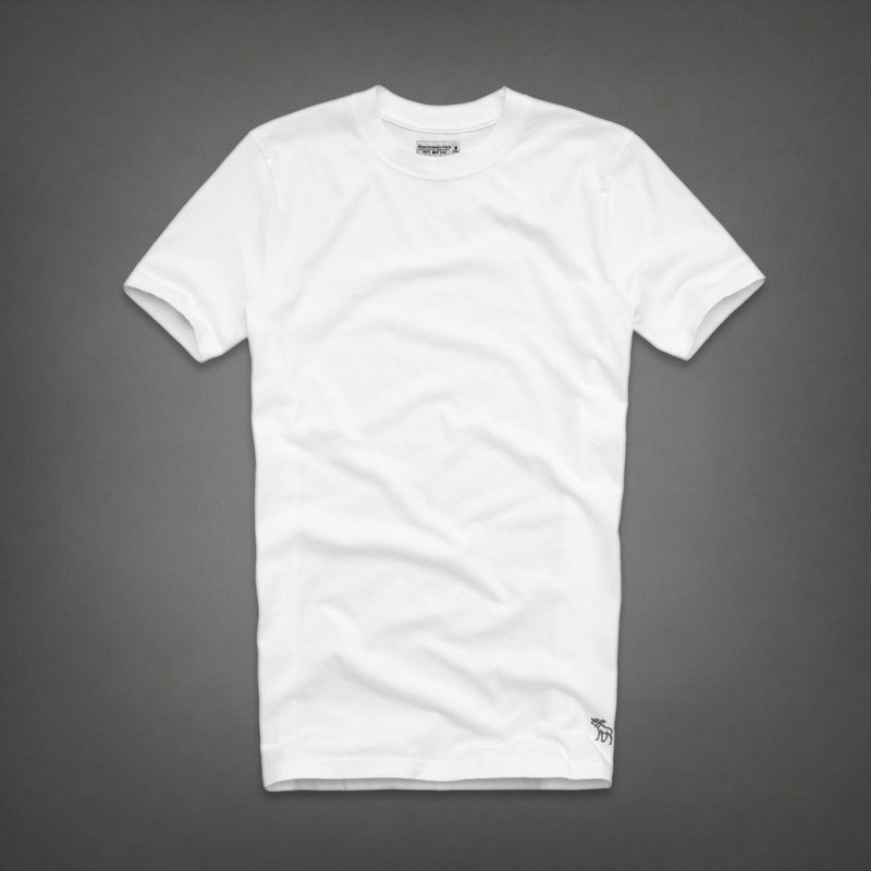 Summer Af Round Neck Pure Cotton Simple Versatile Short-Sleeve Deer Print Solid Color Casual Plus-Size Half-Sleeve Shirt Slim-Fit Base T-Shirt