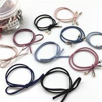 South Korea Little Qing New Head Rope Lady Brief Temperament Hair Band Rubber Band Women Zana Hair Rope Adult Tied Heads brief leather cover