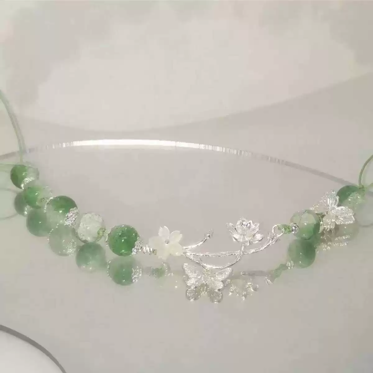Популярный браслет в стиле Китайского украшения из Цзинь, antique butterfly bracelet retro cool niche design jewelry half bracelet beaded
