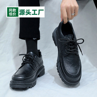 Giày Da Thông Thường Cho Nam Mùa Thu Phong Cách Mới Màu Đen Màu Đen Phong Cách Anh Quốc Công Sở Giày Nam Công Sở Chống Trượt Chống Thấm Nước Giày Làm Việc Đầu Bếp Cho Nam giày chống trượt cho bếp giày bếp chuyên dụng