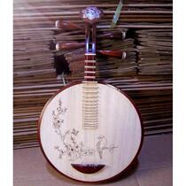High-grade head flower special mahogany Yueqin musical instrument ethnic plucked musical instrument Peking Opera folk music factory direct sale handmade