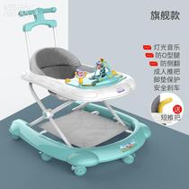 Baby walker with anti-O-legs multi-functional anti-rollover starter car for young children boys and girls learning to drive