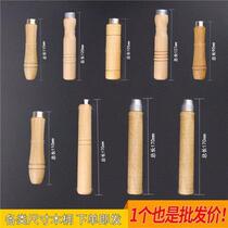 Wood handle wood handle file handle plastic handle two-color handle file handle file special handle flat hole round hole