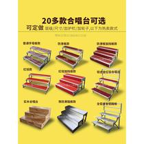 Chorus steps three-layer movable folding stage step step school music stool aluminum alloy photo stage stand