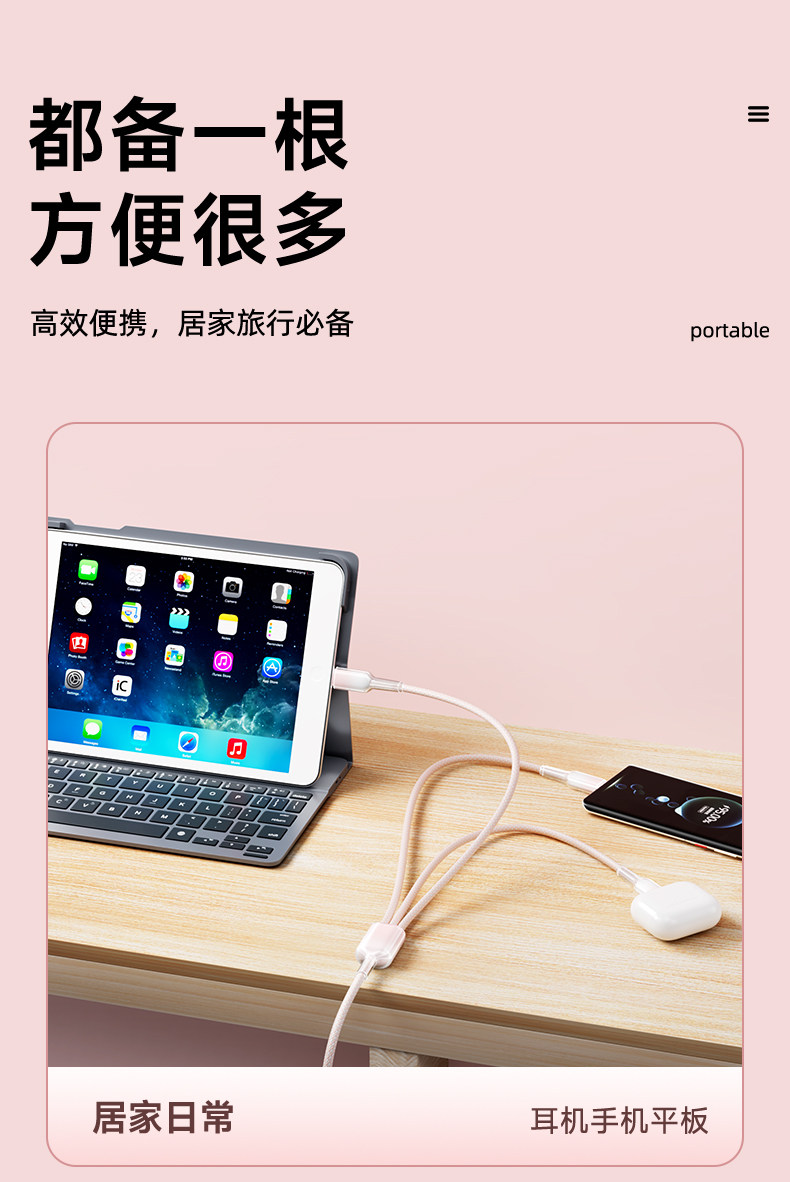 120W Şarj Cihazı Huawei Xiaomi Apple Üç İn Bir USB-C Süper Hızlı Şarj Şarj Başlığı