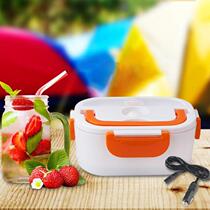 2024 new stainless steel on-board electric hot lunch box insulated heating plug-in electronic lunch box portable self-thermal home appliances gift