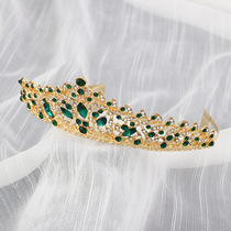 Summer high-end new style queen crown hair accessories headband hairband princess alloy crystal hairpin retro jewelry