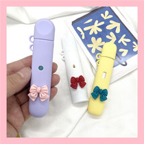 RELX One Four Generations Pleasing Electronic Instrumental Smoke Rod Silicone Protective Sleeve Five Generations Phantom Korean Wind Ins Coloured Butterfly knot