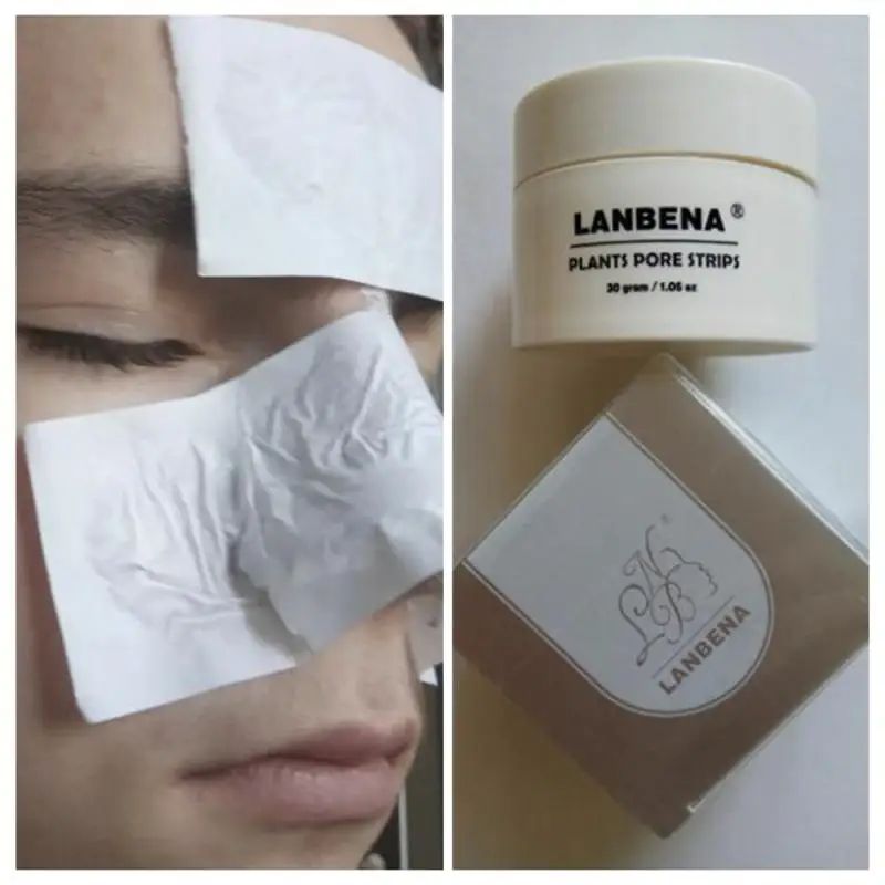 LANBENA 30g Blackhead Remoter Peeling Mask and 60pcs Tessues