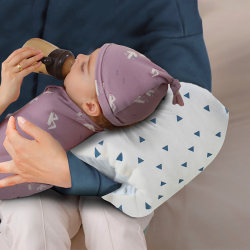 Baby Nursing Arm Pillow, Pure Cotton, Baby Holding Comfort Pillow, Multifunctional Arm Pillow for Holding Baby, Soothing Sleep, and Breastfeeding