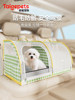 Car-Mounted Dog and Cat Kennel, Foldable and Portable, Suitable for All Seasons, Pet Cage for Cats and Dogs, a Great Tool for Dogs to Travel in the Car