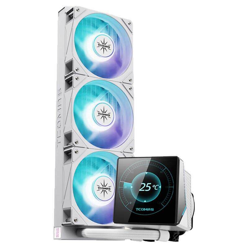 СЖО Tcomas Titanium Tantalum 360 белый с изогнутым экраном