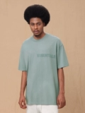 Essentials Haze Blue 23 Летняя модная уличная модная футболка с короткими рукавами и буквами для пары, модная модная футболка для пары