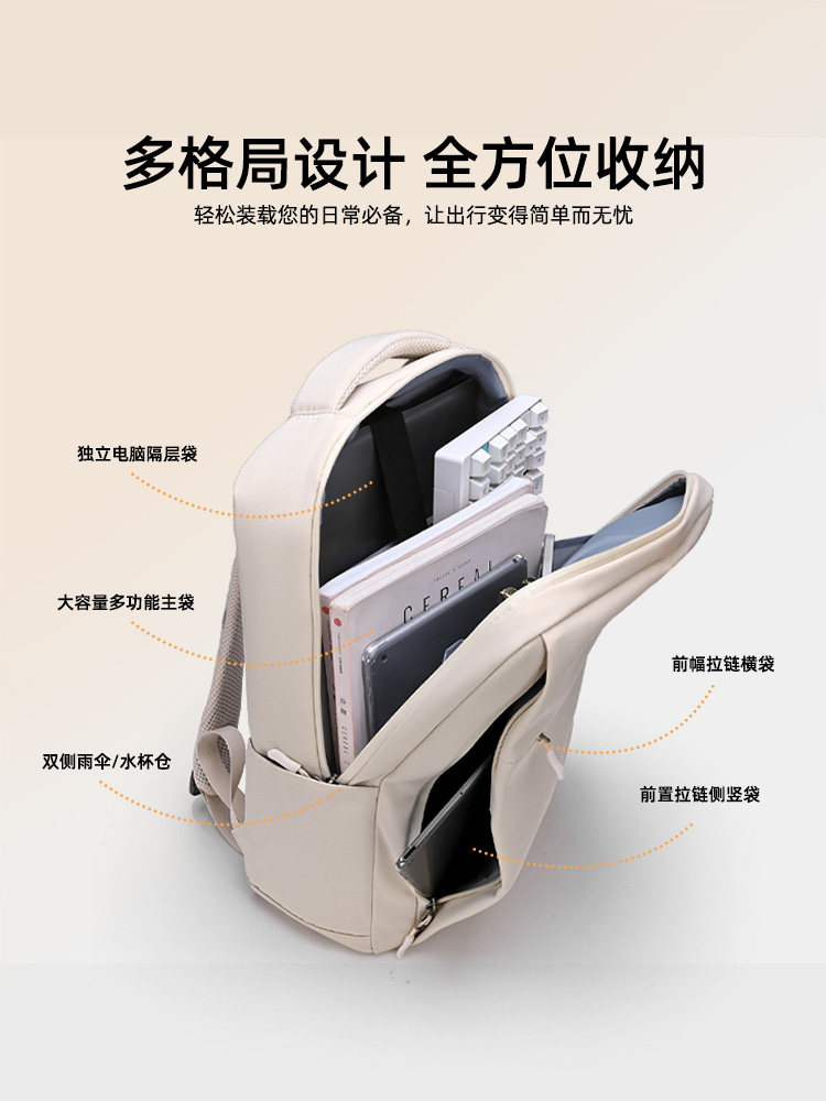 Suitable for Lenovo Savior Y7000P Laptop Bag 16-Inch 2025 New Model Y9000P Gaming Laptop R7000P Version Men's and Women's Airbag Anti-Collision and Shockproof Double-Shoulder Computer Bag Backpack