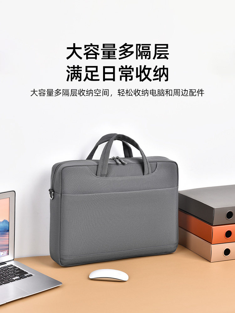 2025 New Laptop Bag, Hand-Held, with Airbag Design for Women, Suitable for Apple, Huawei, Lenovo Ry9000, Legion Gaming Laptops, 15.6 Inch, Shoulder Bag, Dell 14, Men's Commuting, 18 Inch, Crossbody