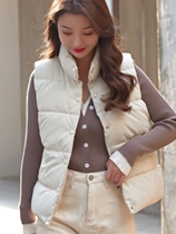 Boss down cotton vest womens new 2023 autumn and winter vest outer vest short vest