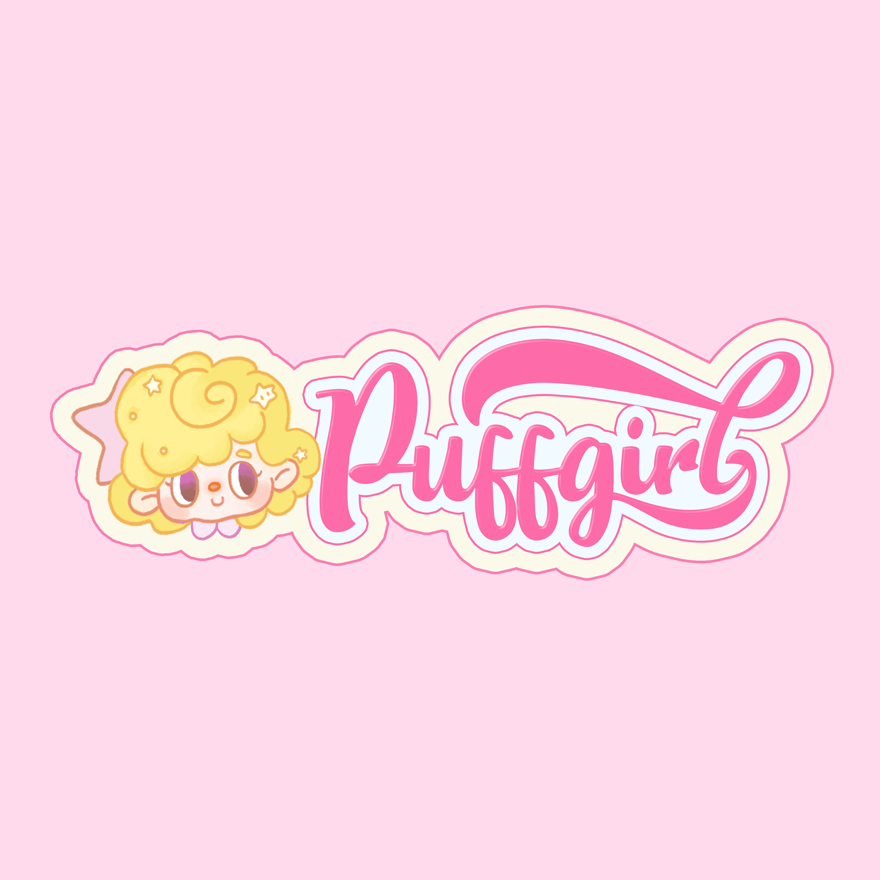 puffgirl隐形眼镜旗舰店的LOGO