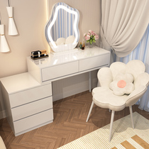 White Cream Wind Light And Luxurious Dressers Bedroom Containing Bucket Cabinet Integrated Modern Minimalist Telescopic Makeup Table New Book