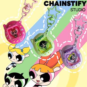 New japanese style cute powerpuff girl mobile phone chain