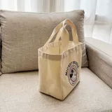 Шоппер для выхода на улицу, портативная вместительная и большая сумка через плечо, японская сумка для ланча