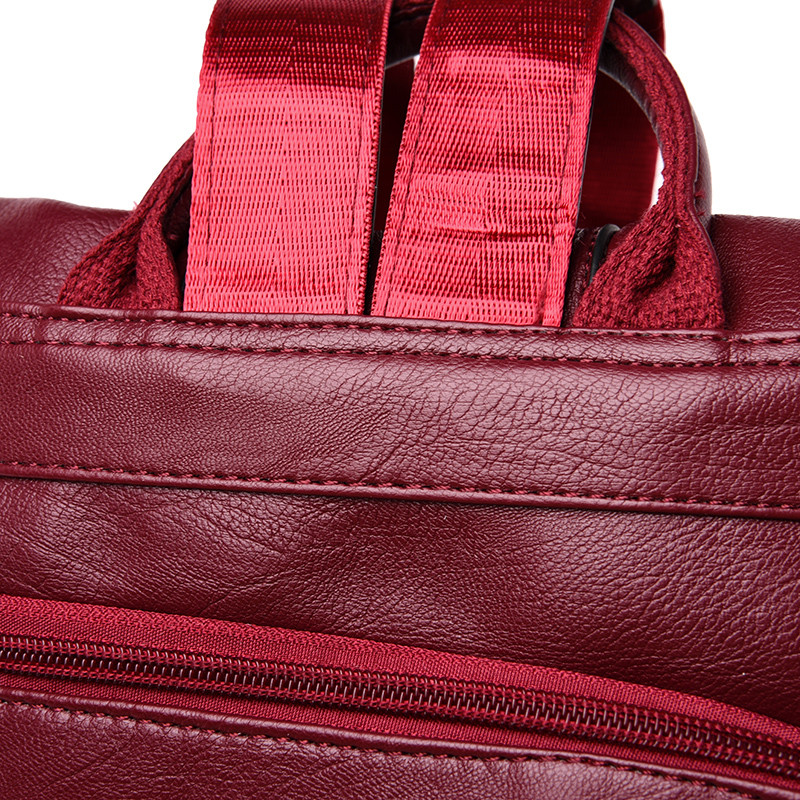 рюкзак anti-theft leather backpack women vintage shoulder bag ladie OTHER